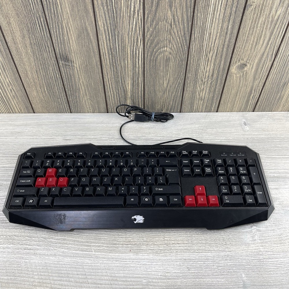 iBuyPower Model 70117IB Wired USB Keyboard Tested